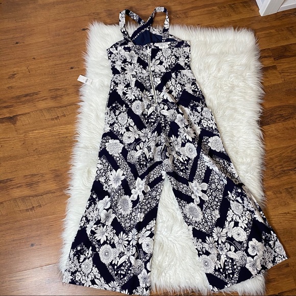 🔥SOLD🔥 Maeve by Anthropologie Magda Halter Jumpsuit Navy - Picture 15 of 16